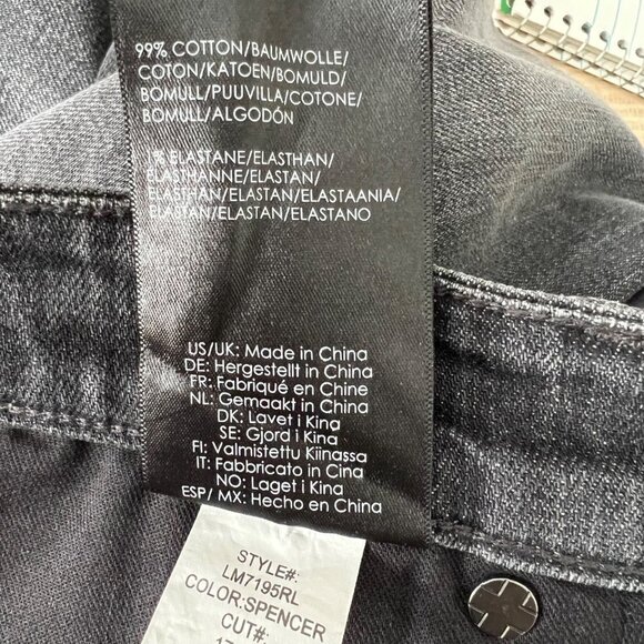 NWT Liverpool Jeans The Crop Straight in Spencer (faded wash gray) 4 / 27 - Picture 10 of 10